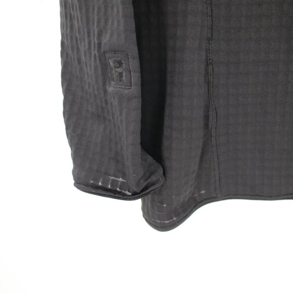 Patagonia R1 Pullover Women Medium Regulator Waffle Grid Fleece Polartec Black - Picture 8 of 12